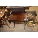 Reproduction mahogany sofa style occasional table