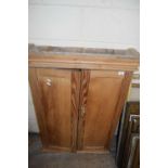 Pine two door cupboard