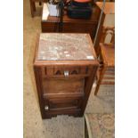 Early 20th Century marble top bedside cabinet