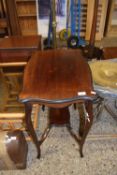 Edwardian two tier mahogany occassional table