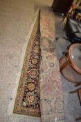 Large 20th Century floral patterned floor rug
