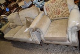 Parker Knoll three seater sofa and matching armchair