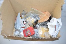 Box of various assorted keys and keyrings