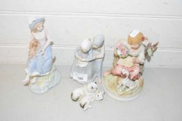 Mixed Lot: Various assorted figurines and model cats