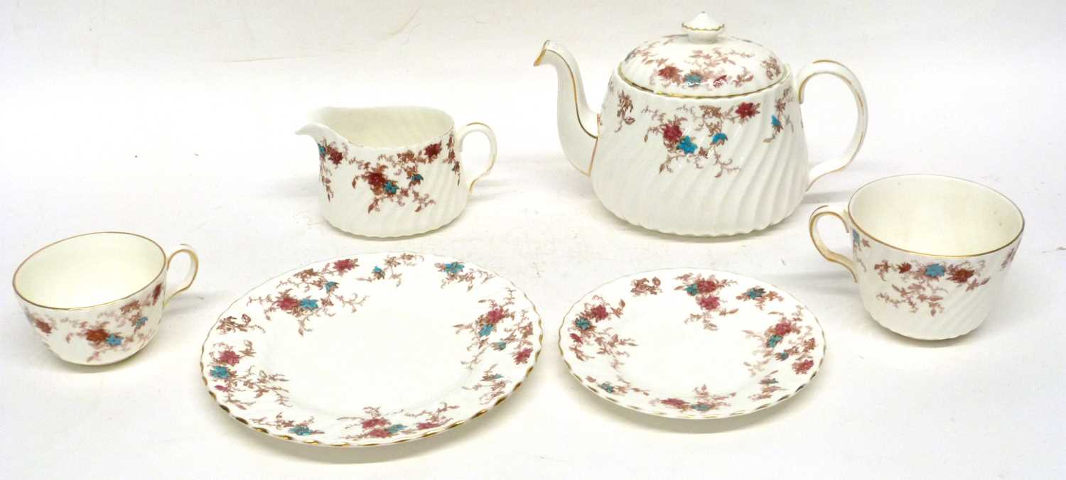 Extensive quantity of Minton tea wares in the ancestral pattern including cups, saucers, teapot, - Image 2 of 5