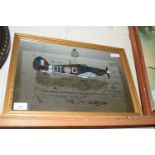 Modern Royal Airforce Fighter Command wall mirror