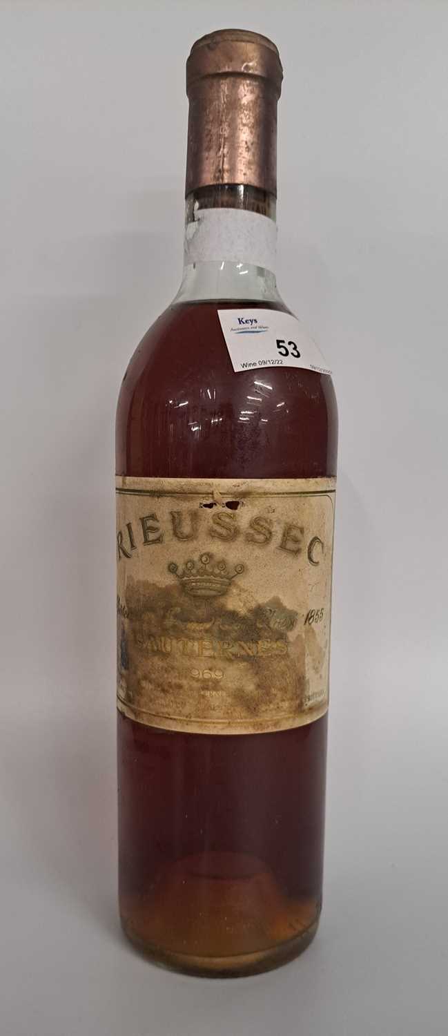 1 Bt 1969 Ch Rieussec, SauternesQty: 1