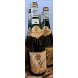 Six mixed bottles if Rheinart 1975 Oakfenen Hessenberg Spatlese and Emald Thead Drathen 1983