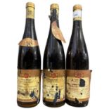 Three bottles of 1989 Neiderthäler