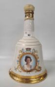 1 Bt 1986 Bells Decanter for Queen Elizabeth II 60th BirthdayQty: 1