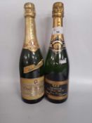 1 Bt NV Charles Heidsiek Brut Reserve Champagne, 1 Bt NV Gruet Champagne (2)Qty: 2