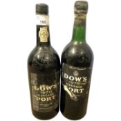 Two bottles of Dows Vintage port, 1970