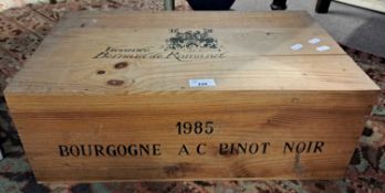 Case of 1985 Bourgogne AC Pinot Noir