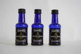 Harvey's Bristol Cream - three miniature bottles