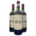 Three bottles of 1983 Château Haut-Rocher