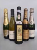 1 Hlf NV Veuve Clicquot Champagne, 1 Hlf NV Perrier Jouet Champagne, 1 Bt Cockburns 20 year old