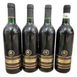 Four bottles of 1999 Mount Leonard Cabernet Shiraz