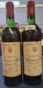 Two bottles Chateau Labegoree-Lede, Margaret, 1978 (2)