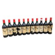 Eleven bottles of 1983 Château-Seurin