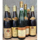 Nine bottles Niederhaler mixed years to include 1990, 1976, 1975 (9)