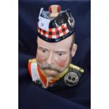 WILLIAM GRANT ROYAL DOULTON WHISKY IN PORCELAIN DECANTER, UNBOXED (sealed with contents)