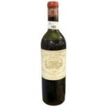 One bottle of Chateau Margaux, 1959, premier grand cru classe, Bordeaux-Margaux