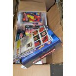 One box of various Spiderman related videos and other items