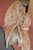 Ladies brown fur coat