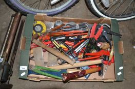 Box of assorted tools