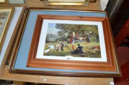 Mixed Lot: Four various assorted framed coloured prints