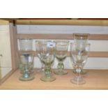 Mixed Lot: Modern wine glasses