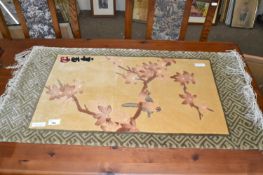 Small modern Chinese rug or wall hanging