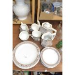 Quantity of Adams Sharon pattern tea and table wares