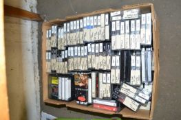 One box of audio cassettes