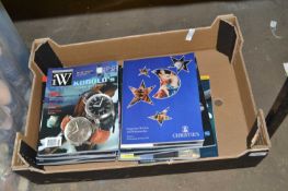 Box of various Watch magazines and auction catalogues