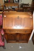 Modern oak bureau