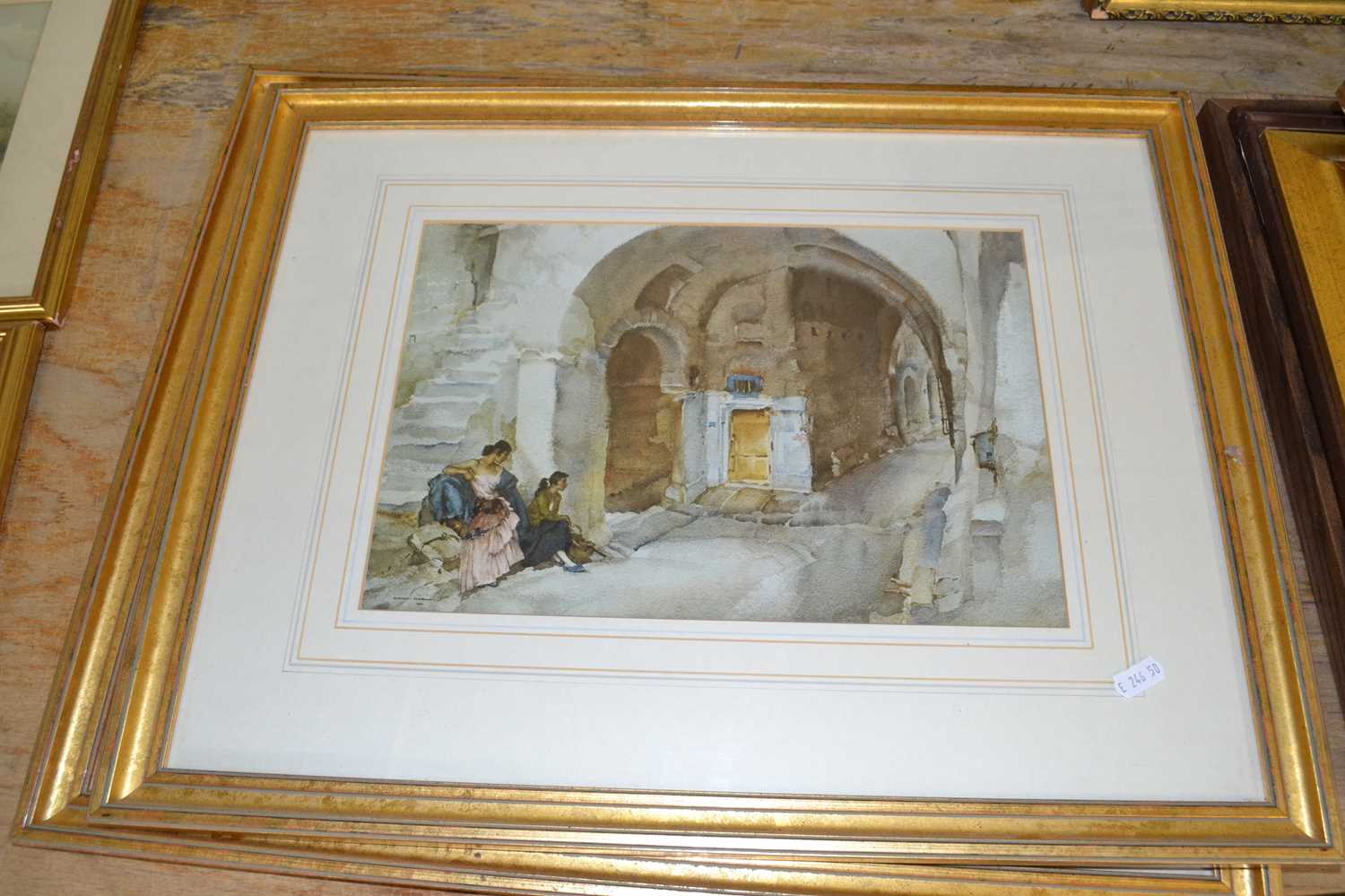 After Sir William Russell Flint, two coloured prints, gilt framed and one other (3) - Image 2 of 3