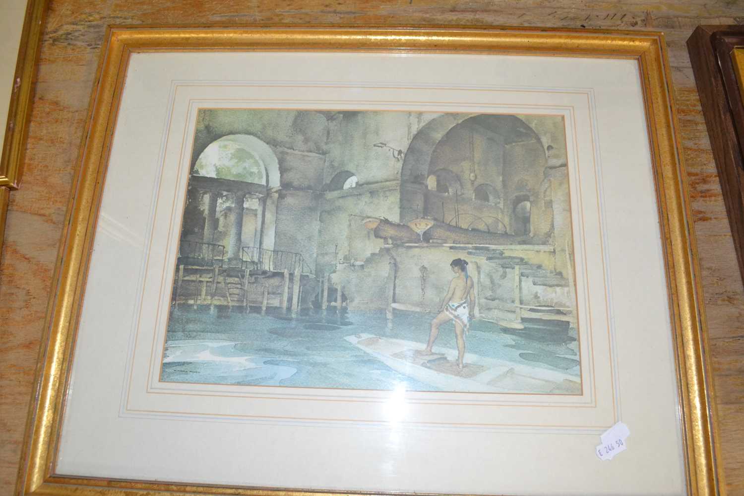 After Sir William Russell Flint, two coloured prints, gilt framed and one other (3) - Image 3 of 3