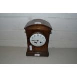 Edwardian mahogany cased mantel clock