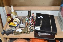 Mixed lot to include various model soldiers, assorted vases and other items