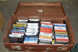 Suitcase of assorted cassettes