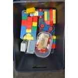 Box of Lego Duplo and other items