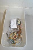 One box of costume jewellery