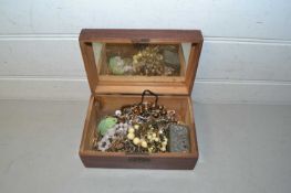 Box of various assorted costume jewellery