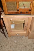 Light oak hi-fi cabinet