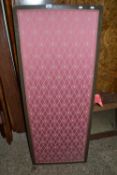 Pink upholstered by-fold dressing screen