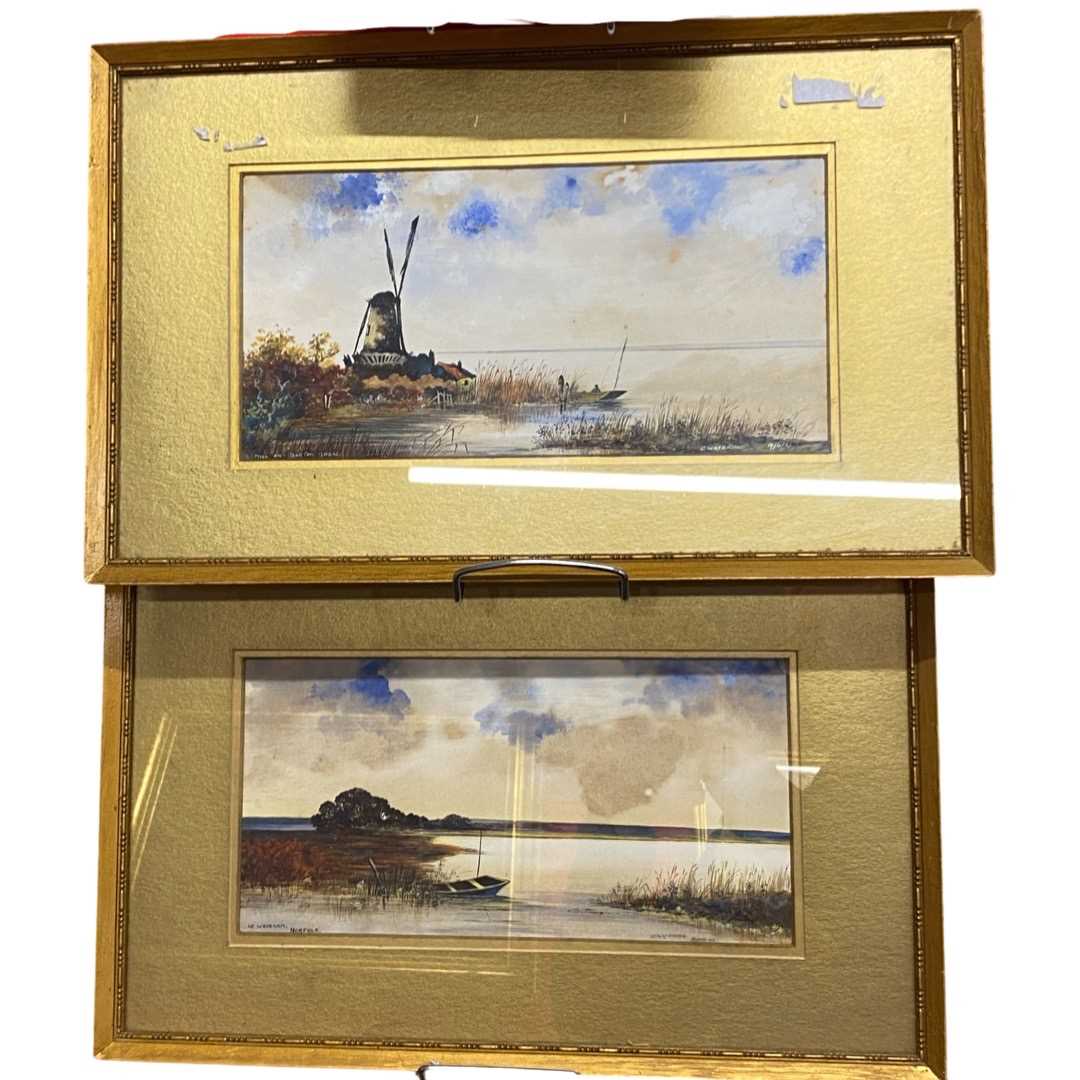 Pair of E Anglian Watercolours