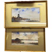 Pair of E Anglian Watercolours