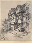 Albany E. Howarth (British, 20th century), inscribed on verso "The Old Hospital, Mermaid Street,