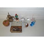 Mixed Lot: Various glass animals, paperweights etc